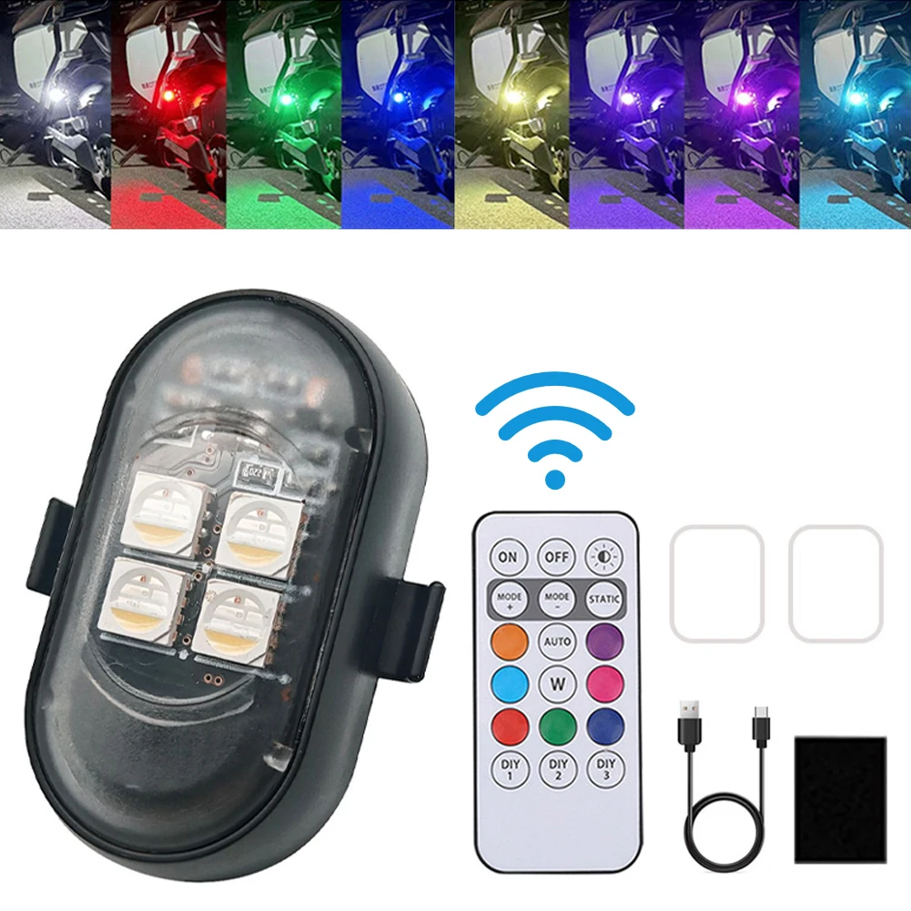 Drone Strobe Light - 1-8PCS USB Rechargeable Waterproof For Car