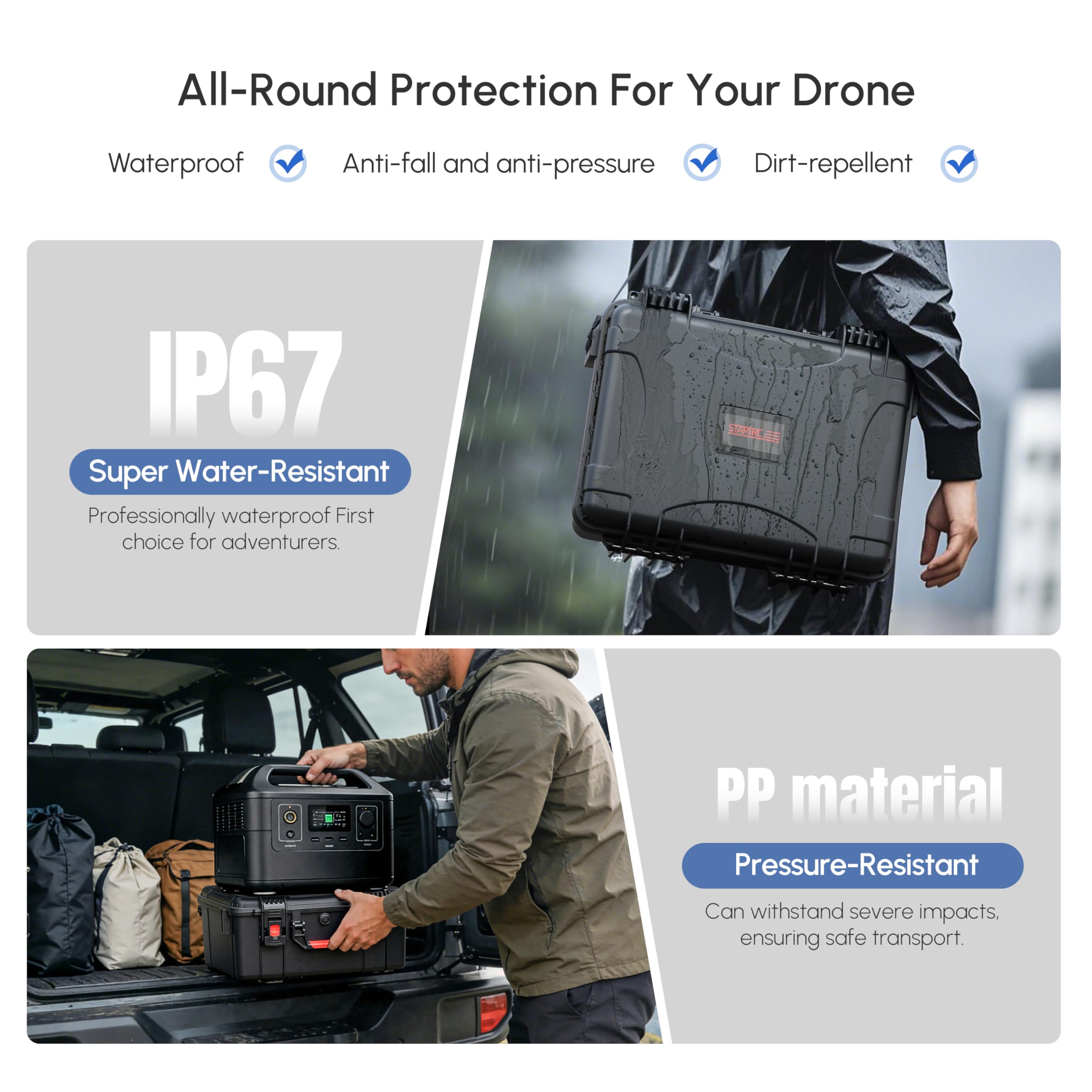 Waterproof Hard Case for DJI A - огляд і ціна Drone Joystick Cover
