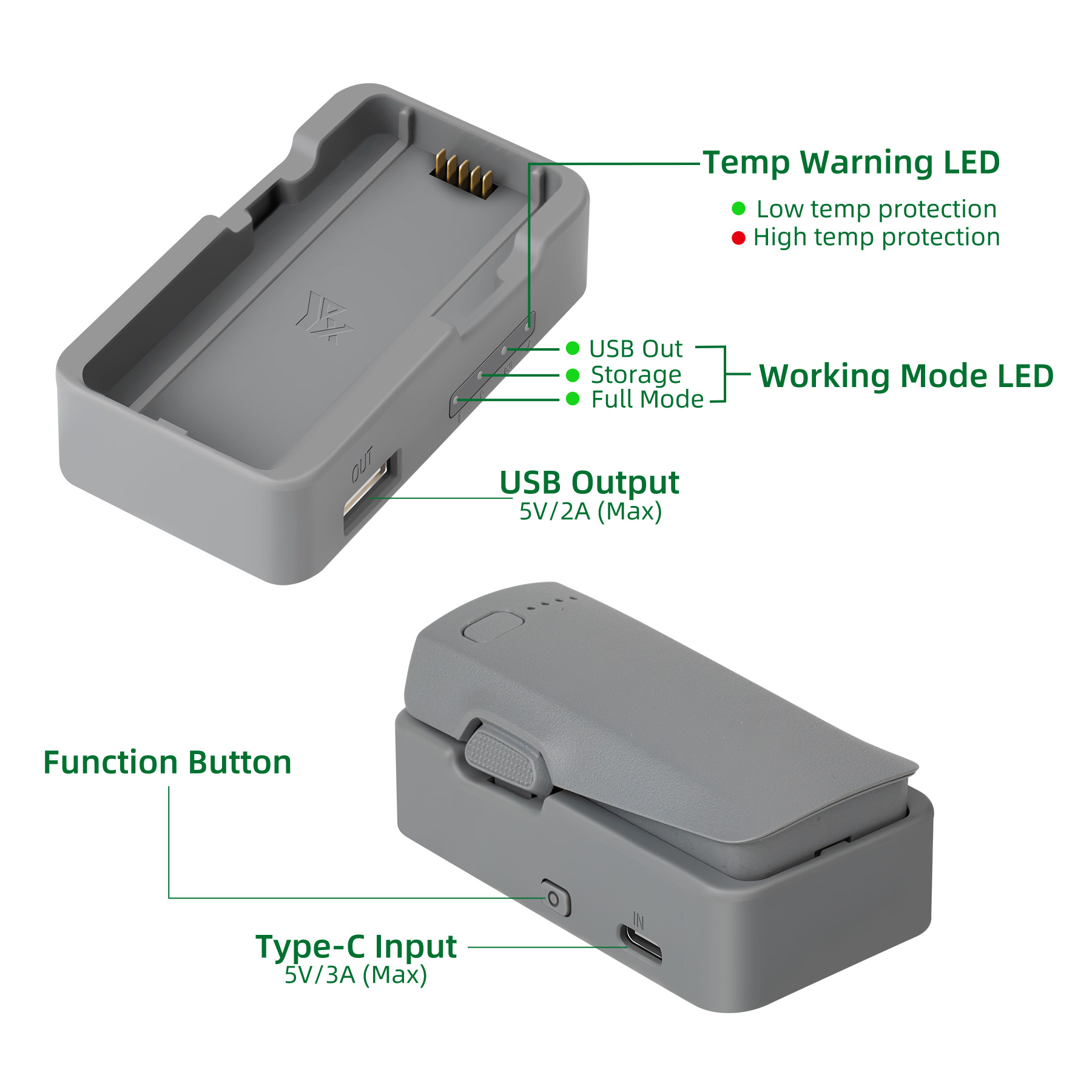 USB Battery Charger For DJI NE - огляд і ціна Drone Charging Hub