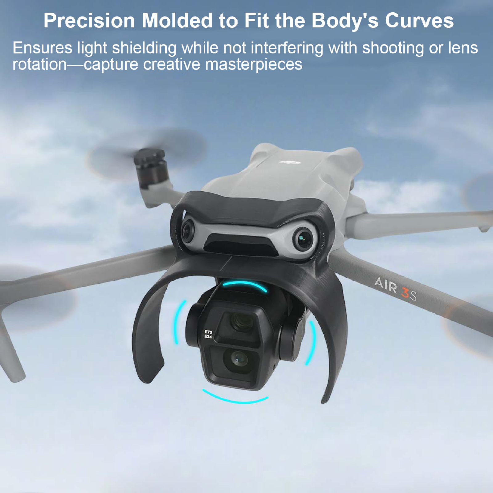 for DJI Mavic Air 3S Lens Hood - огляд і ціна Drone Sun Shade