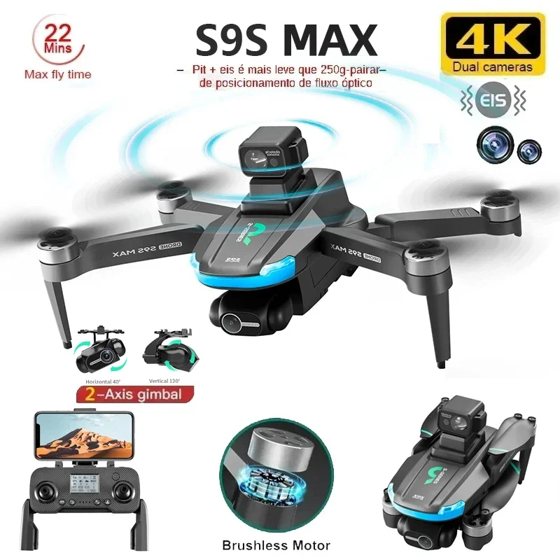 NEW S9S MAX MINI Drone 4K 2-Ax - огляд і ціна Drone Remote Controller Lanyard