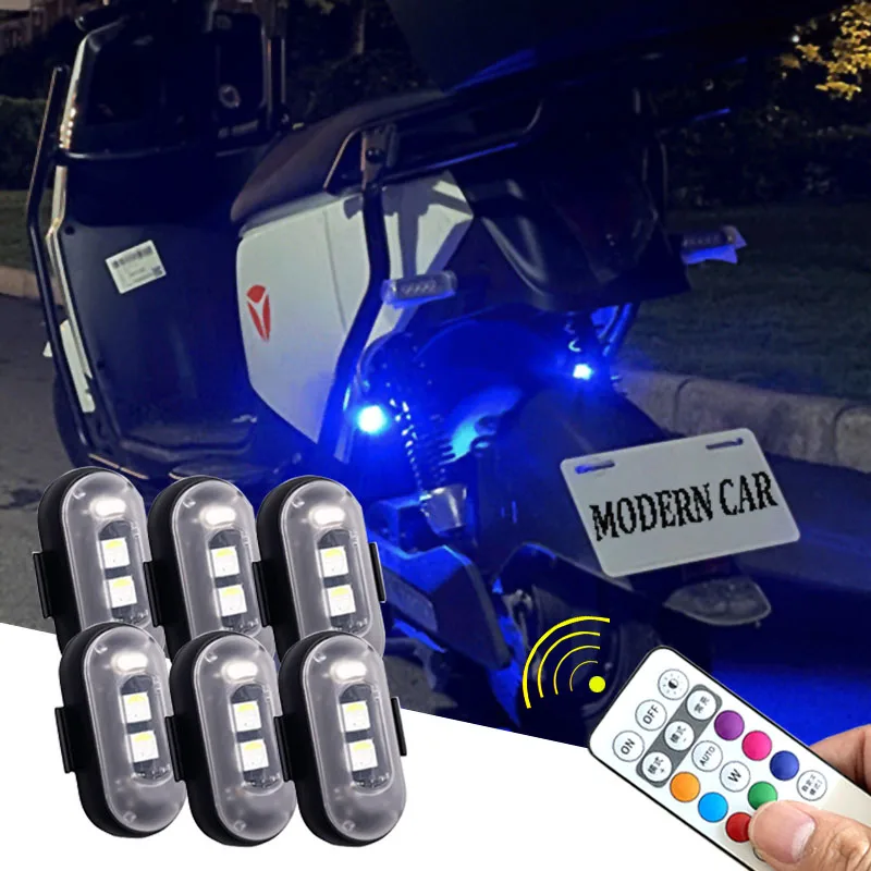 2/4/8Pcs Wireless Remote Contr - огляд і ціна Drone Strobe Light