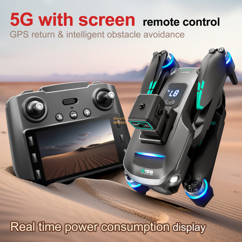8K Dual Camera 5G WIFI FPV Rem - огляд і ціна Drone Power Bank
