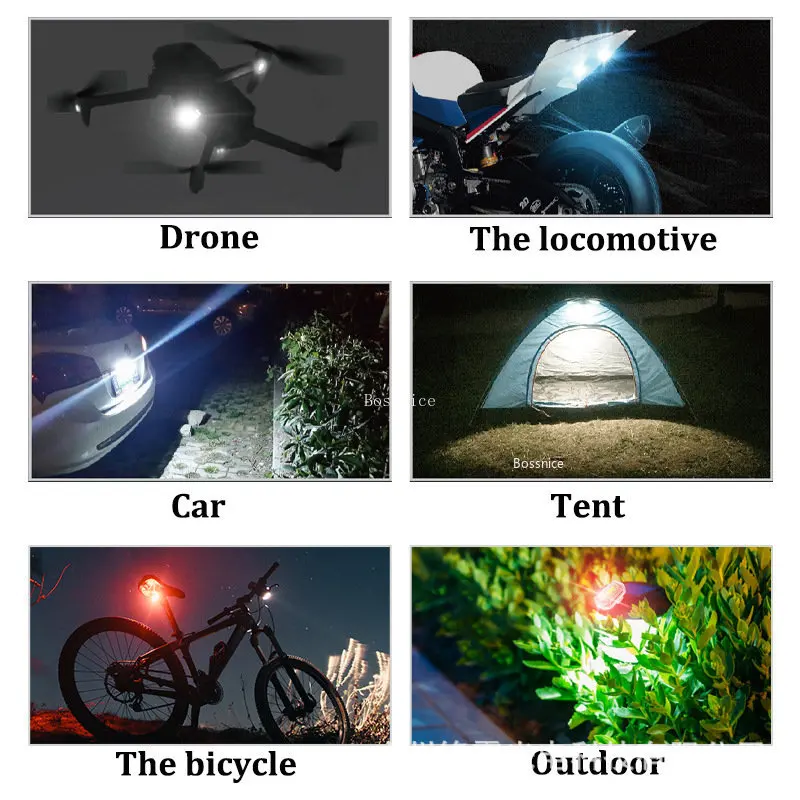 1/2Pcs Wireless LED Strobe Lig - огляд і ціна Drone Strobe Light