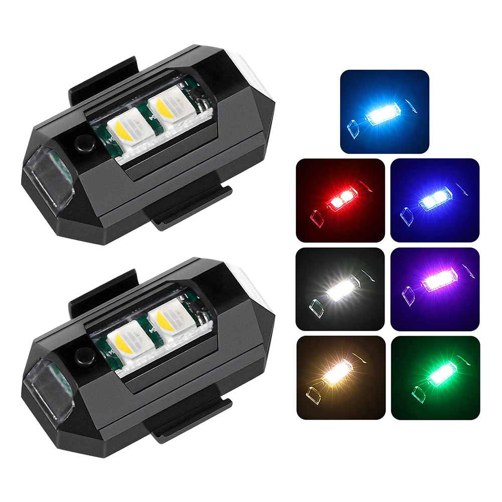 2PCS Mini LED Strobe Lights De - огляд і ціна Drone Strobe Light