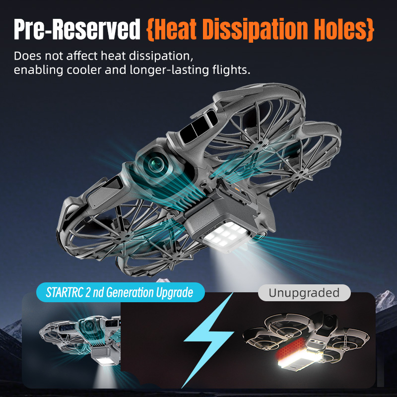 STARTRC LED Landing Gear for D - огляд і ціна Drone Strobe Light